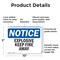 Signmission Explosives Keep Fire Away OSHA Notice Sign, Plastic, 10in W x 7in L, 2PK OS-2PACK-NS-P-710-L-12279 - alternate 8